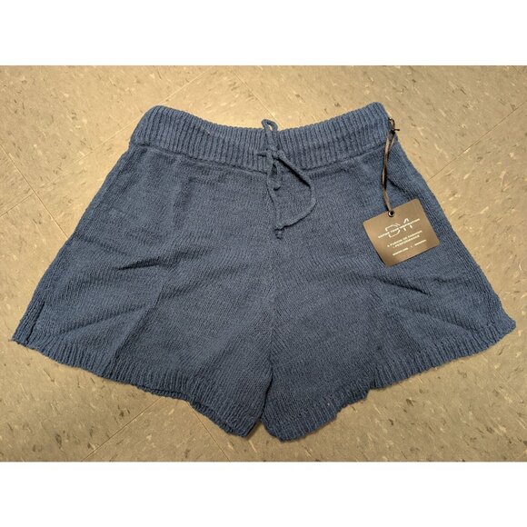 DYI Women's Sweater Felt Bottom Short Navy Size Medium - Picture 5 of 7